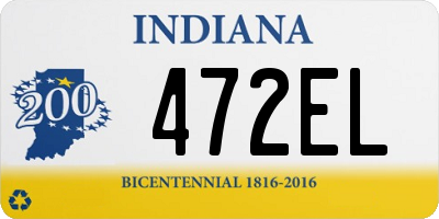 IN license plate 472EL