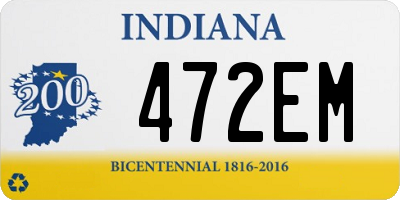 IN license plate 472EM