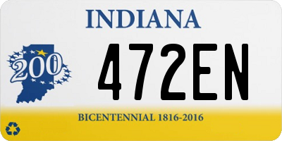 IN license plate 472EN