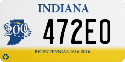 IN license plate 472EO