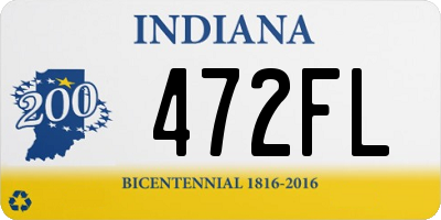 IN license plate 472FL