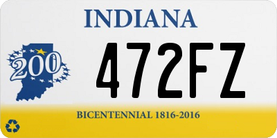 IN license plate 472FZ