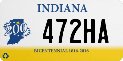 IN license plate 472HA