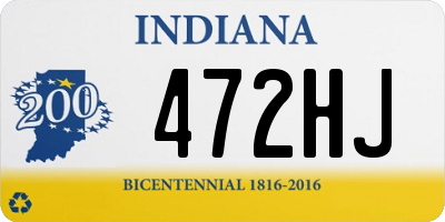 IN license plate 472HJ