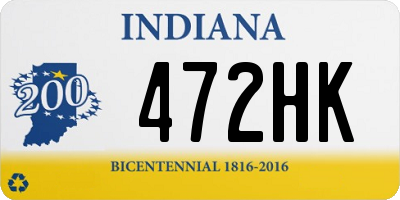 IN license plate 472HK