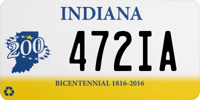 IN license plate 472IA