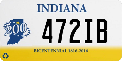 IN license plate 472IB