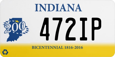 IN license plate 472IP