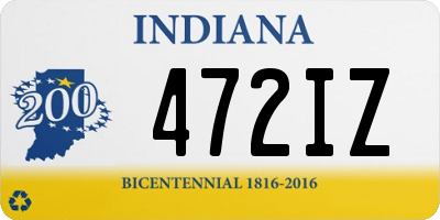 IN license plate 472IZ