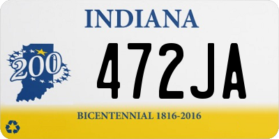 IN license plate 472JA