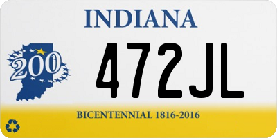 IN license plate 472JL