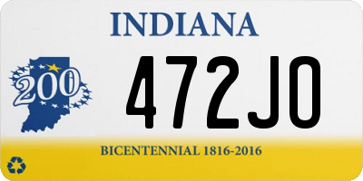 IN license plate 472JO