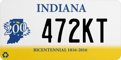 IN license plate 472KT