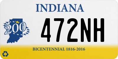 IN license plate 472NH