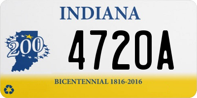 IN license plate 472OA