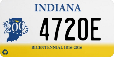 IN license plate 472OE