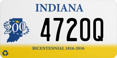 IN license plate 472OQ