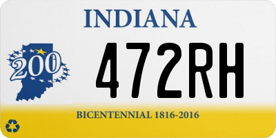 IN license plate 472RH