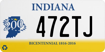 IN license plate 472TJ