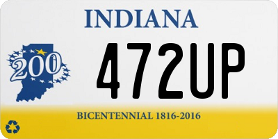 IN license plate 472UP