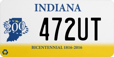 IN license plate 472UT