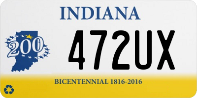 IN license plate 472UX