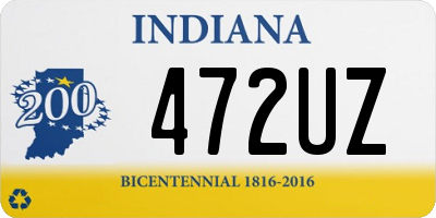IN license plate 472UZ