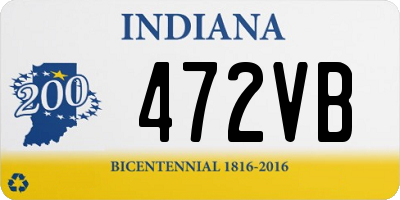 IN license plate 472VB