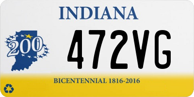 IN license plate 472VG