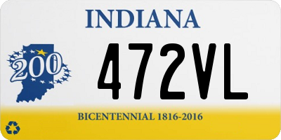 IN license plate 472VL