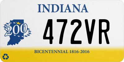 IN license plate 472VR