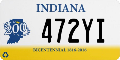 IN license plate 472YI
