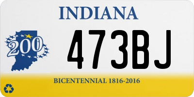 IN license plate 473BJ