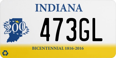 IN license plate 473GL