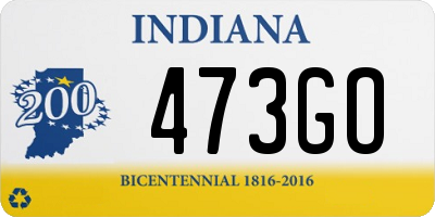 IN license plate 473GO