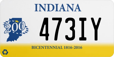 IN license plate 473IY