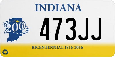 IN license plate 473JJ