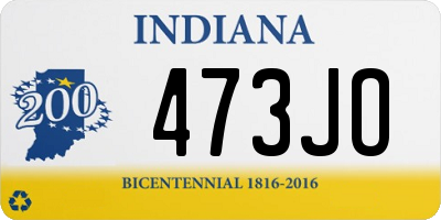 IN license plate 473JO