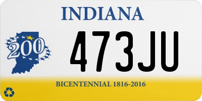 IN license plate 473JU