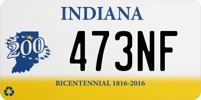 IN license plate 473NF