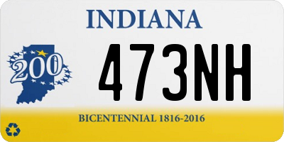 IN license plate 473NH