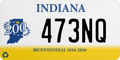 IN license plate 473NQ