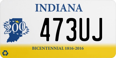 IN license plate 473UJ