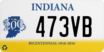 IN license plate 473VB