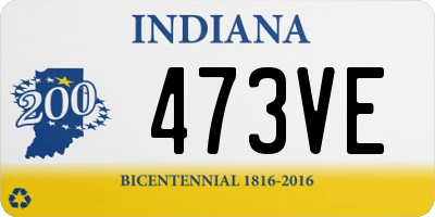 IN license plate 473VE