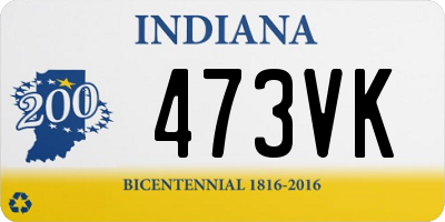 IN license plate 473VK