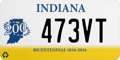 IN license plate 473VT