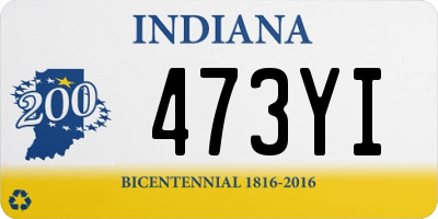 IN license plate 473YI