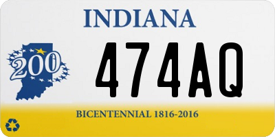 IN license plate 474AQ