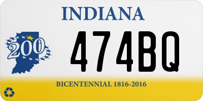 IN license plate 474BQ